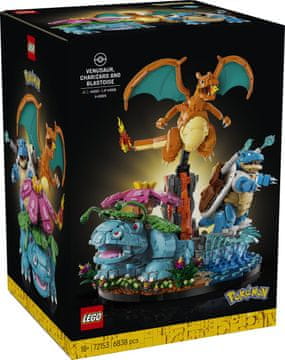 Pokémon LEGO Pokemon 72153 Venusaur, Charizard i Blastoise