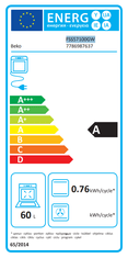 Beko FSS57100GW električni štednjak, bijeli