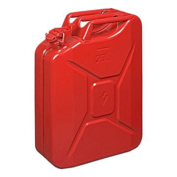 Northix Kanister 20L metalni crveni, odobren od strane UN-a i TüV/GS-a
