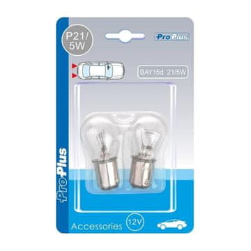 Northix Auto žarulja 12V 21/5W BAY15d 2 komada u blisteru