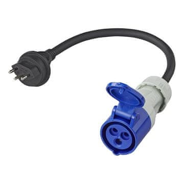 Northix Adapterski kabel 40 cm 3x2,5 mm² od švicarskog utikača do CEE utikača