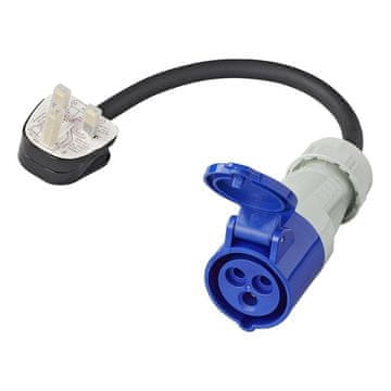 Northix Adapterski kabel 40 cm 3x2,5 mm² s UK utikača na CEE