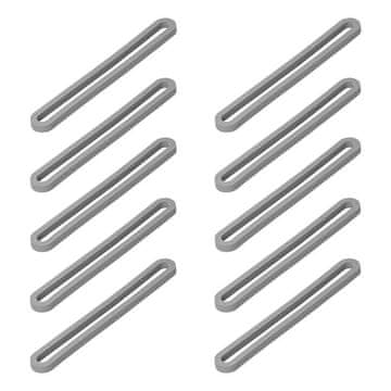 Northix Gumeni prsten za zatezanje 130 x 5 x 5 mm - set od 10 komada