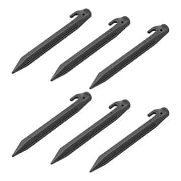 Northix Šatorski klinovi 22,5 cm najlonski - set od 6 komada