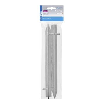 Northix T-klinovi 30 cm metalni, 2 komada u polietilenskoj vrećici