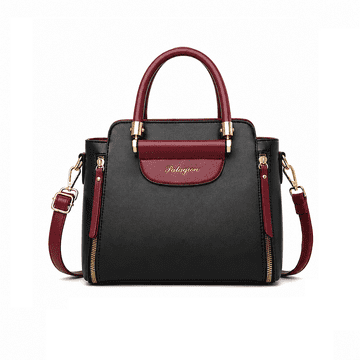 Dollcini Ženska crossbody torbica od umjetne kože crna vodootporna