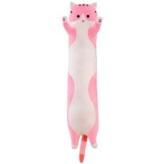 Dollcini Plišana igračka mačka 60 cm ružičasta