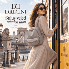 Dollcini Muški ruksak od najlona siva vodootporan
