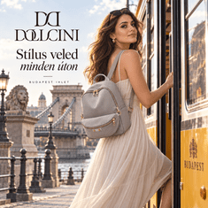 Dollcini Muški ruksak od najlona siva vodootporan