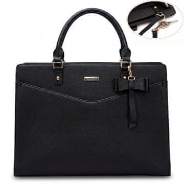 Dollcini Ženska crossbody torbica od umjetne kože crna vodootporna