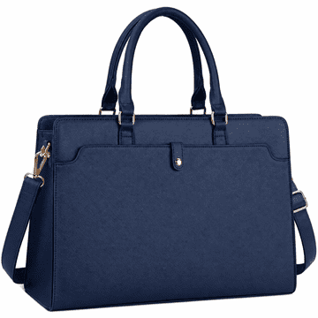Dollcini Ženska crossbody torbica od umjetne kože plava za 15.6 inčno prijenosno računalo
