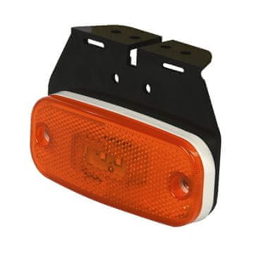 Northix Bočno svjetlo za označavanje 10-30V jantarno 110x45mm LED s držačem