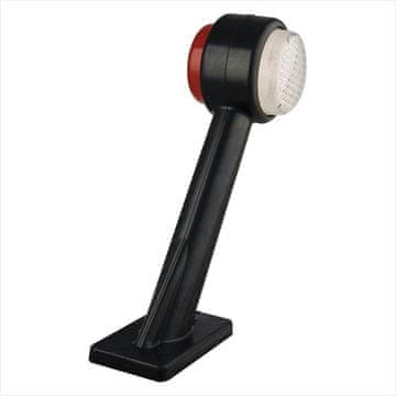 Northix Gabaritna svjetiljka 12/24V crveno/bijelo 166x193mm LED desna