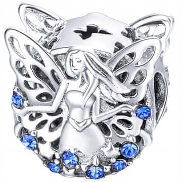 FAIRY CHARMS srebrna perla 925 privjesak S925 šarene cirkonske perle