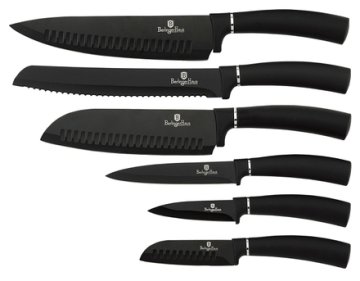 Berlingerhaus Set noževa BH-2383 s antibakterijskom površinom 6 kom. Royal Black Collection