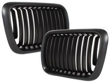 BMW 3 E36 96-99 maske između prednjih svjetala (bubrezi) lijeva + desna set CRNE