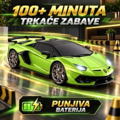 JOJOY® Lamborghini automobil na daljinsko upravljanje, LED svjetla i punjiva baterija | VENOX
