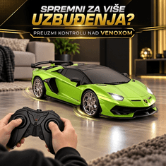 JOJOY® Lamborghini automobil na daljinsko upravljanje, LED svjetla i punjiva baterija | VENOX