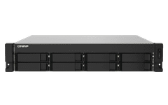 Qnap NAS poslužitelj s 8 utora za diskove, 4 GB RAM-a, 2x 10 Gb SFP+, 2x 2,5 Gb mrežna priključka