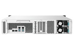 Qnap NAS poslužitelj s 8 utora za diskove, 4 GB RAM-a, 2x 10 Gb SFP+, 2x 2,5 Gb mrežna priključka