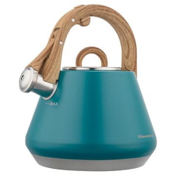 slomart Klausberg KB-9063 kuhalo za vodu sa zviždalkom, 2,5L, pistacija, indukcijsko