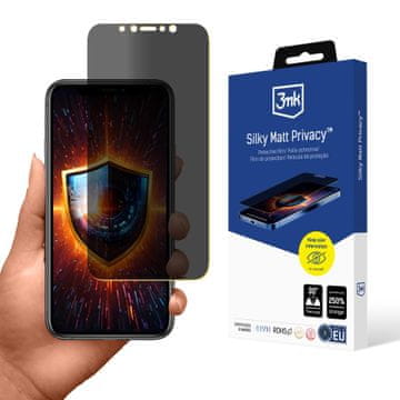 3MK 3Mk Svilkena Mat Zaštitna Foliju Za Privatnost Za Apple Iphone 11 Pro, Antirefleksna