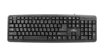 Northix Titanum žičana standardna USB tipkovnica Rus