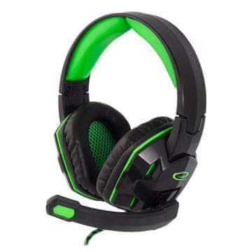 Northix Esperanza Stereo Slušalice s Mikrofonom Za Igrače Venom