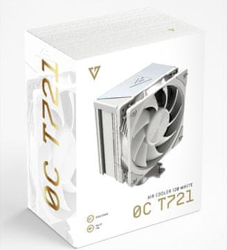 Modecom MODECOM Volcano 0C T721 CPU hladnjak zraka, 12 cm, bijeli