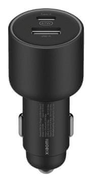 Xiaomi Xiaomi 43907 auto punjač, 2xUSB, 67W, crni