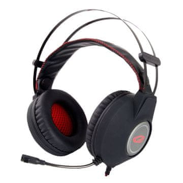 Northix Esperanza Stereo Gaming Slušalice s Mikrofonom Nightcrawler