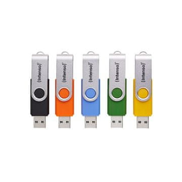 Intenso 5x32GB Basic Line USB 2.0 memorijski ključevi - Šareni