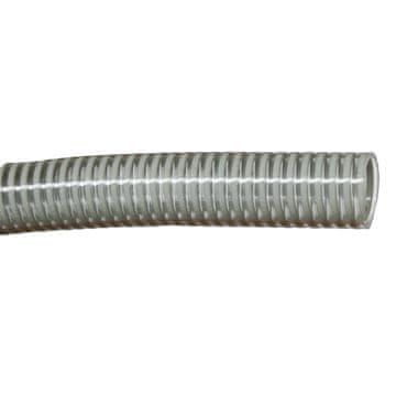 PVC spiralno crijevo, unutarnji promjer 30 mm, vanjski promjer 37 mm, radijus savijanja 120 mm, vakuum 0,6 bara