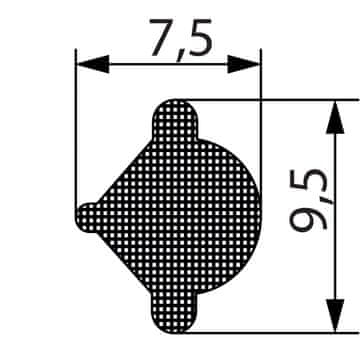 Brtva 5 m 654910023/5 GRANIT