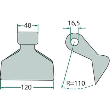 Maletti 18063-RM-4 6061700 GRANIT čekić