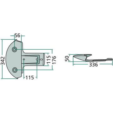 Kuhn skid 64756205800F GRANIT