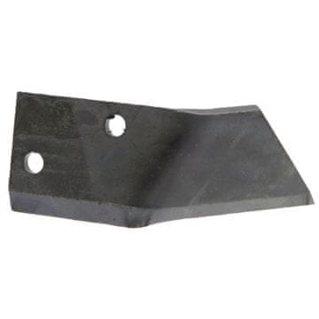 Granit Lijevi zakrivljeni nož za prikolicu za doziranje silaže 4x90x40 mm fi 6,5 mm CL07.002