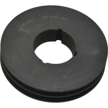 Granit V-rebrasti kotač remenice, užljebljen, 2 utora, 122x118 mm SPZ