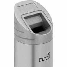 LS Pepeljara, vanjska zidna pepeljara, zatvorena, 1,8 l - srebrna