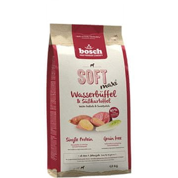 BOS BOSCH SOFT MAXI WATER BUFFALO & SLATKI KRUMPIR 12,5 kg