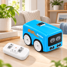 JOJOY® Interaktivni autobus igračka sa senzorom pokreta, LED svjetlima i automatskim izbjegavanjem prepreka | BUSROBO