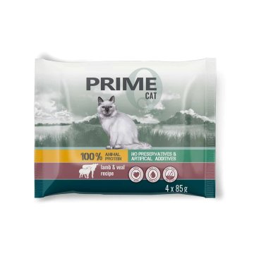 PRIME PUPIL Prime miješani okusi mokra hrana za mačke - 4x85g