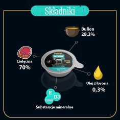 PREMIUM PUPIL Premium mokra hrana za odrasle mačke - teletina - 85g