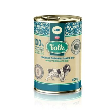 Folk FOLK Pomeranian Excellent riba mokra hrana za pse - 400g