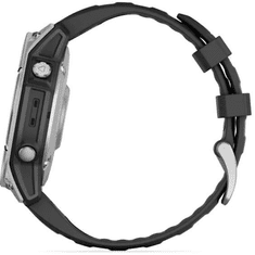Garmin fenix E 47 mm - Stainless Steel / Graphite Silicone Band