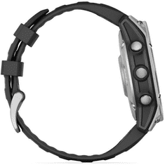 Garmin fenix E 47 mm - Stainless Steel / Graphite Silicone Band