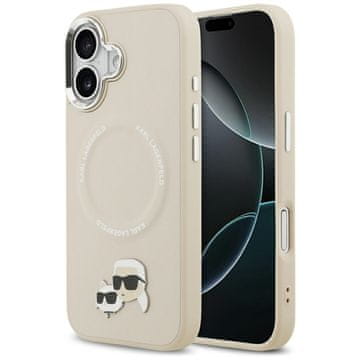 Karl Lagerfeld Karl Lagerfeld Karl & Choupette Pins Magsafe Futrola Za Iphone 17 Bež Nova