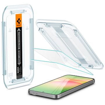 Spigen Spigen Kaljeno Staklo Za Samsung Galaxy A56 5G S24 Fe 2 Komada Potpuna Zaštita