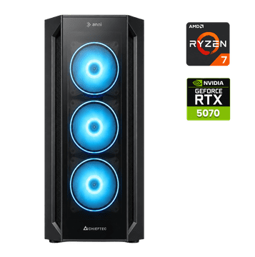 Anni Gamer Extreme računalo, AMD Ryzen 7 9700X, 32GB, SSD2TB, RTX 5070, FreeDOS