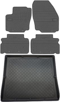 Ford Galaxy II VAN od 8.2010. do 8.2015. SET - gumeni tepisi za automobil + prostirka za prtljažnik